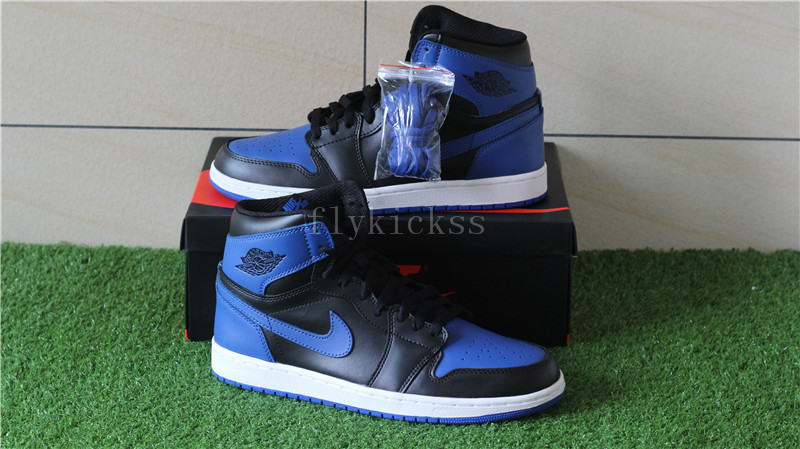 Authentic Air Jordan 1 OG High Royal Black Blue